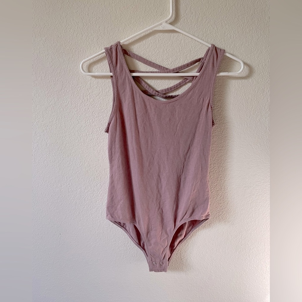 Heart & Hips light purple bodysuit